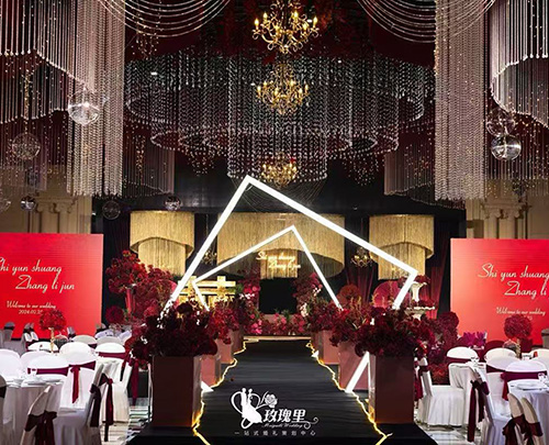 红金主题色系婚礼